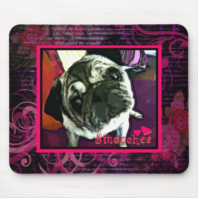 Pug Mousepad de Blossum (Frente)