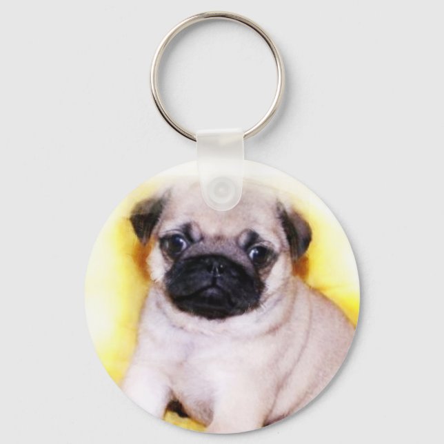 Pug Puppy chaveiro (Frente)
