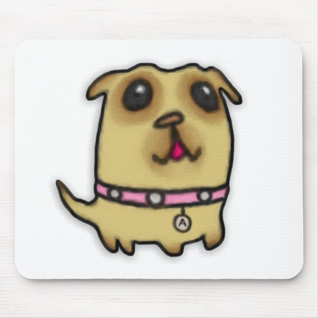 Pug Puppy Mousepad (Frente)