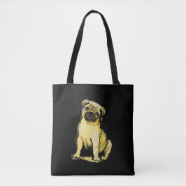 Pug Tote Bag