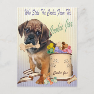 Puggle Stole Cookie De Cartões Jar Cookie