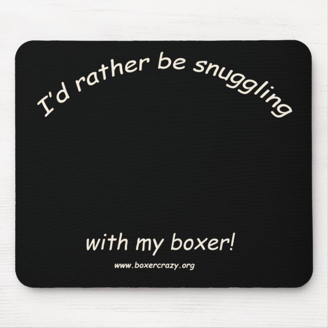 Pugilista Mousepad louco - DYO (Frente)