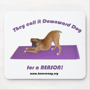 Pugilista Mousepad louco - ioga