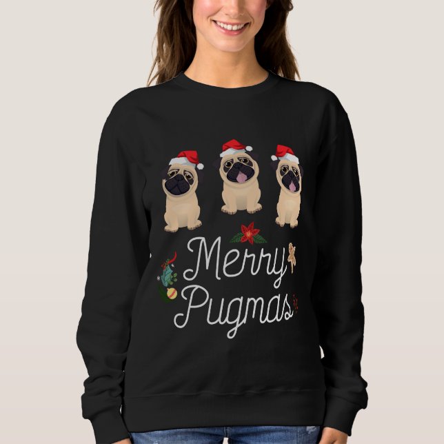 Pugmas de Feliz de Natal - Camisa Essencial 179 (Frente)