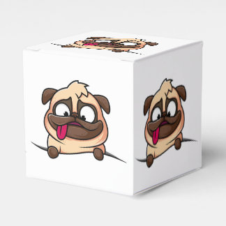 Pugs, animais, cachorros, fofo! Caixa de lembranci