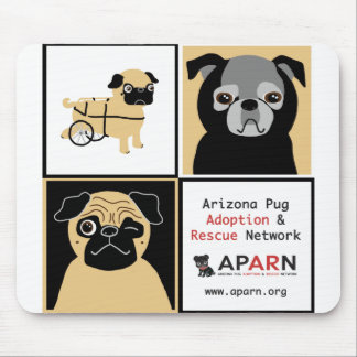 Pugs Mousepad do salvamento de APARN