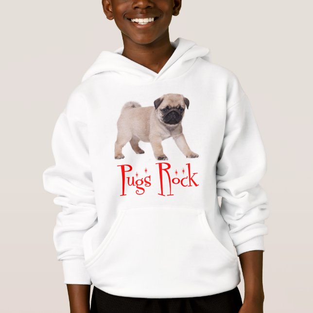 Pugs Rock Puppy Dog Boys / Crianças Sweet (Frente)