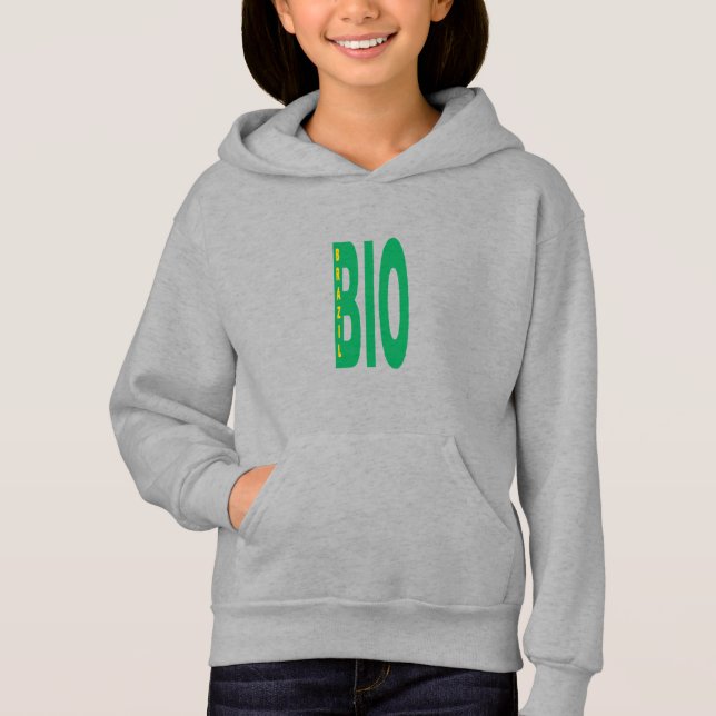 Pul à capuche acier filles  BIO BRAZIL (Frente)