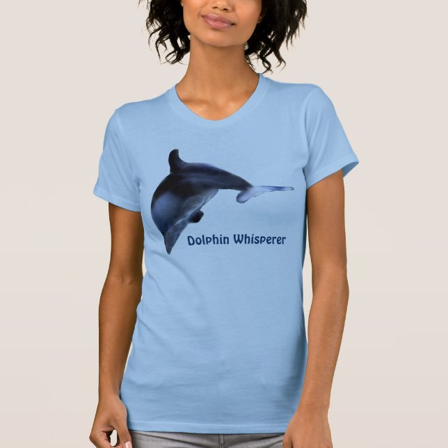 Pulando a Camisa de Arte do Whisperer DOLPHIN (Frente)