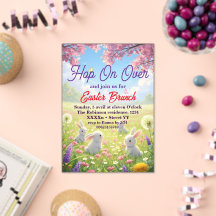 Pule na Oferta Floral de Páscoa Coelho Brunch de