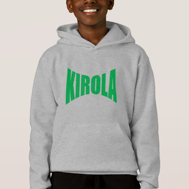 Pull à capuche acier  enfants  KIROLA (Frente)