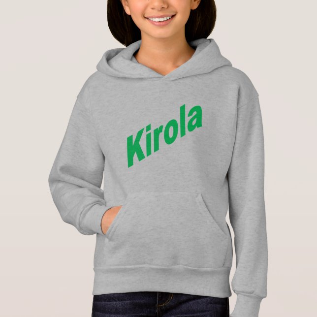 Pull à capuche acier filles   KIROLA  (Frente)