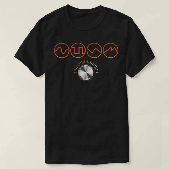 Pullover de Onda de Onda de Sintetização Analógica (Frente do Design)
