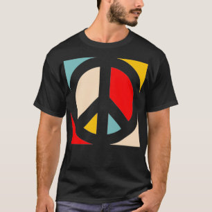 Pullover de Sinais de Paz de Bloco de Cores