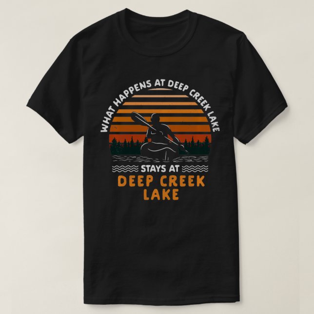 Pullover do Lago Deep Creek (Frente do Design)