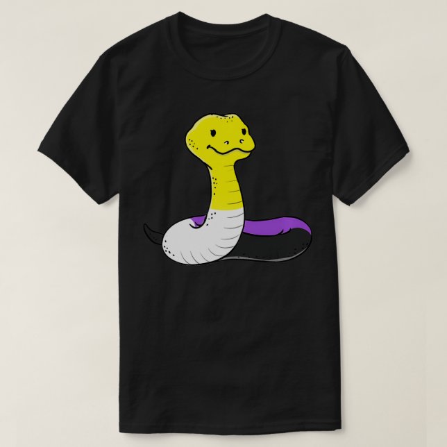 Pullover do Orgulho Não-Binário de cobra (Frente do Design)