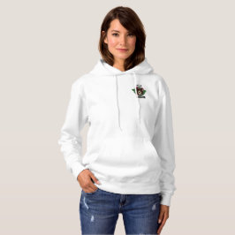 Pullover Hoodie de Instinto Básico para Mulheres