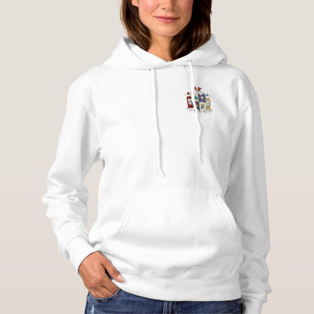 Pullover Hoodie, de uso feminino (Frente)