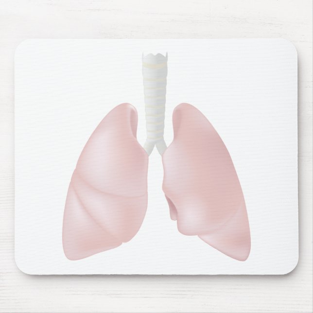 Pulmões humanos Mousepad (Frente)
