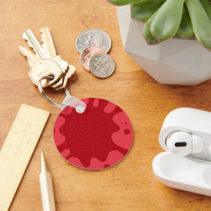 Pulse Vermelho de Tomate Chaveiro Personalizado