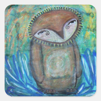 Pulseador de Lama, Seja Corajoso, Adesivo Quadrado