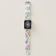 Pulseira Apple Watch Floral Bonita 42mm/44mm