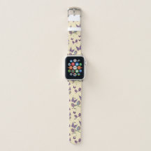 Pulseira Butterfly Joy para Apple Watch Creme