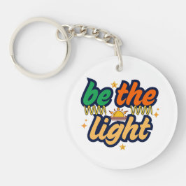 Pulseira Chaveiro Seja A Luz