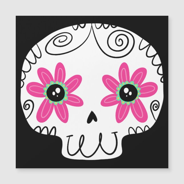 Pulseira de Caveira de Açúcar Calaverita Dia dos M (Frente)