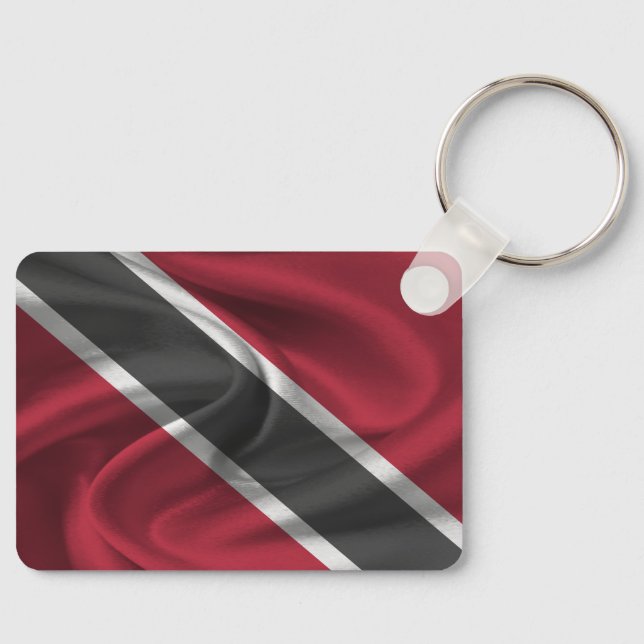 Pulseira de chaveiro da bandeira de Trinidad e Tob (Frente)