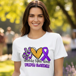 Pulseira Roxa de Conscientização da Epilepsia de A