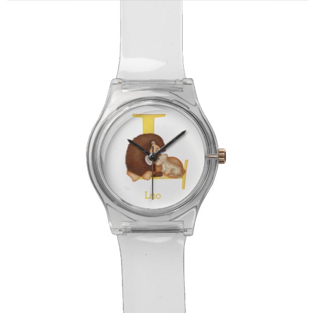 Pulso Animal ABC L é para relógio de leão (Detalhe)