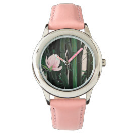 Pulso Bamboo magnolias - relógio personalizado, banda de