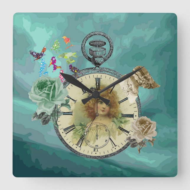 Pulso de disparo de parede do quadrado do relógio (Frente)