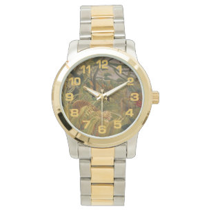 Pulso O relógio de arte de Rousseau Tiger