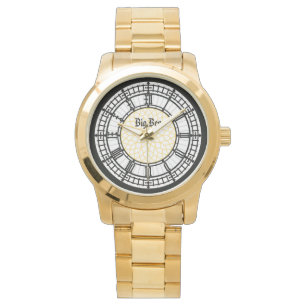 Pulso Relógio de Big Ben - ouro
