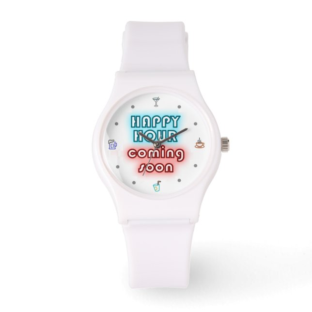 Pulso Relógio de Hora Feliz (Frente)