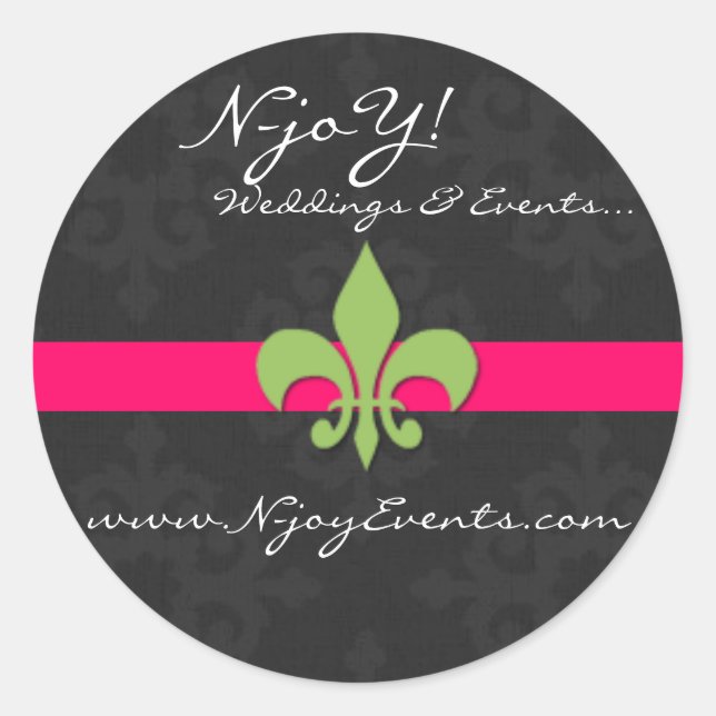 pulur de lis & damask adesivo (Frente)