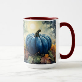 Pumpkin Azul - Caneca De Café, Taça,