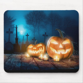 Pumpkin Bats e Bruxas do Halloween #5 Mouse Pad