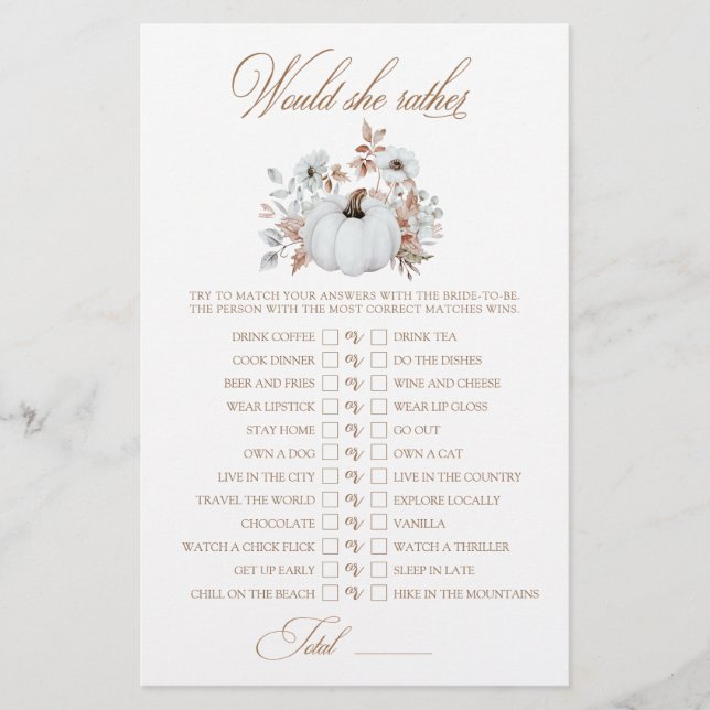 Pumpkin Branco Ela Preferencialmente Jogo De Chá d (Frente)