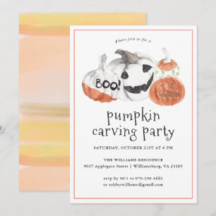 Pumpkin Carving   Convite para Festas de Halloween