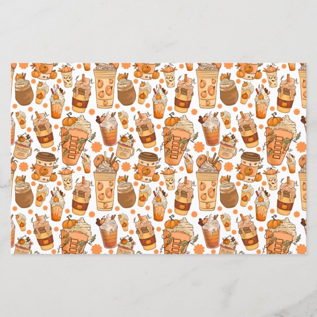 Pumpkin de Latte de Café de Queda (Frente)