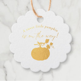 Pumpkin doce no caminho do Chá de fraldas