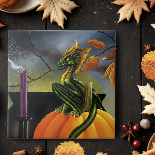Pumpkin Dragon Cauldron Halloween