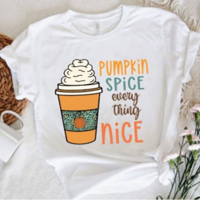 Pumpkin especiaria tudo que é bonito, camiseta de  (Criador carregado)