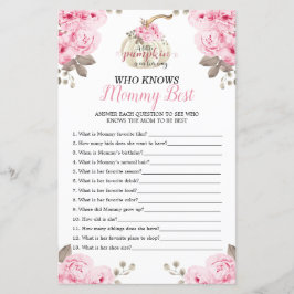 Pumpkin Floral Que Conhece O Melhor Chá de fraldas