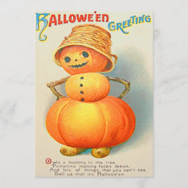 Pumpkin Jack O' Lanterna Snowman