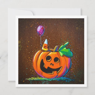 Pumpkin & Lil Candy Corn - Mini Impressão
