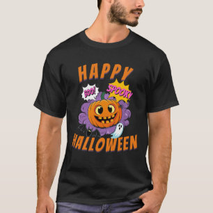 Pumpkin Louco - Camisa do Dia das Bruxas Feliz